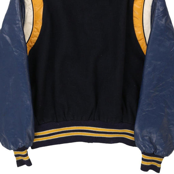 Vintage block colour Holloway Varsity Jacket - mens x-large