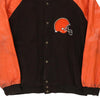 Vintage block colour Cleveland Browns Nfl Varsity Jacket - mens x-large