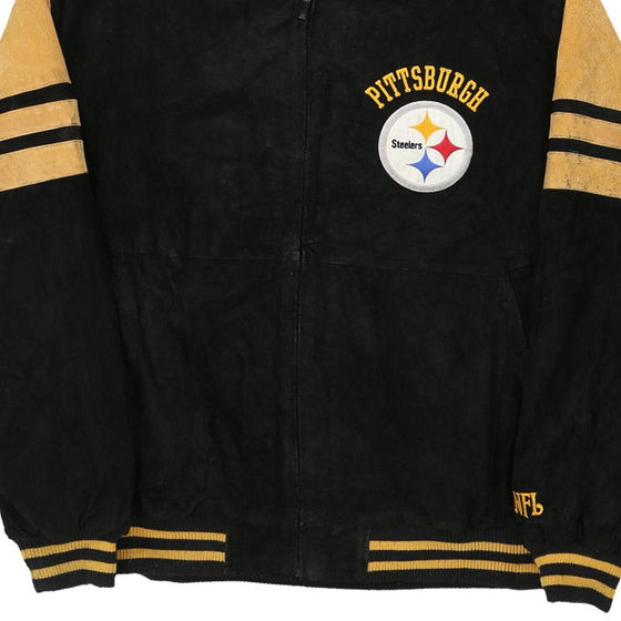 Vintage black Pittsburgh Steelers Nfl Varsity Jacket - mens xx-large