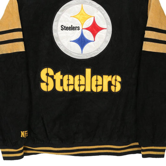 Vintage black Pittsburgh Steelers Nfl Varsity Jacket - mens xx-large