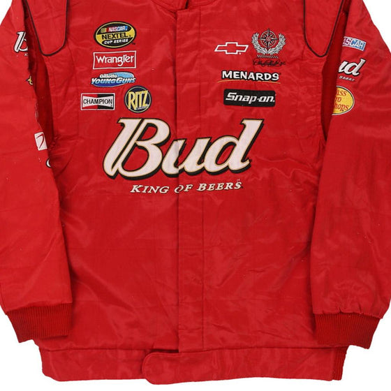 Vintage red Budweiser Chase Authentics Varsity Jacket - mens x-large