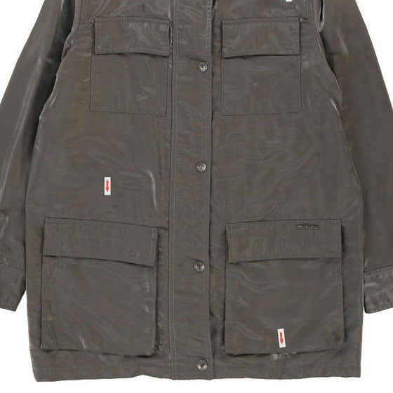 Trussardi Jacket - Large Brown Polyamide