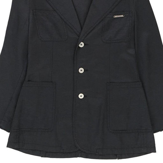 Age - 12 Years Gf Ferre Blazer - Medium Black Cotton