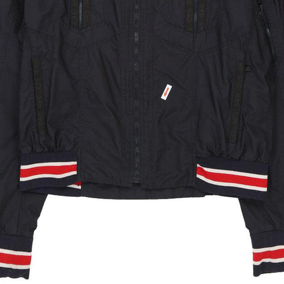 Costume National Jacket - Large Navy Polyester Blend