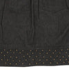 Moschino Mini Denim Skirt - 28W UK 8 Black Cotton