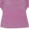 Dolce & Gabbana V-neck T-Shirt - Large Pink Viscose Blend