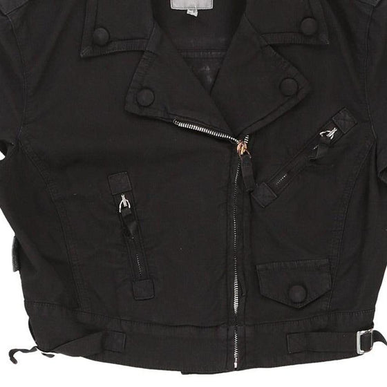 Moschino Jeans Jacket - Small Black Cotton