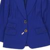 Iceberg Embroidered Blazer - Small Blue Wool