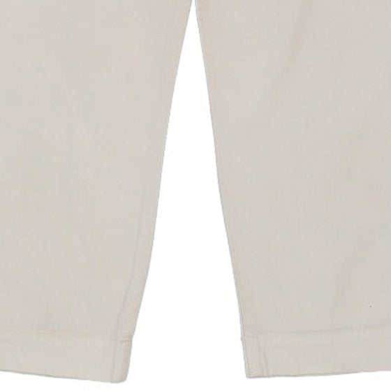 Armani Jeans Trousers - 28W UK 8 White Cotton