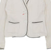 Iceberg Blazer - XS White Cotton