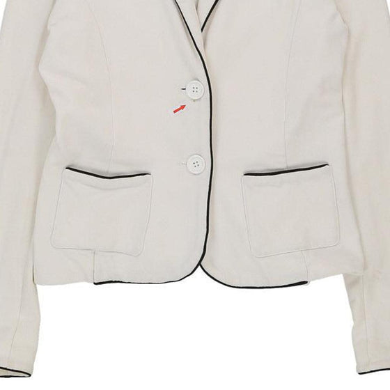 Iceberg Blazer - XS White Cotton