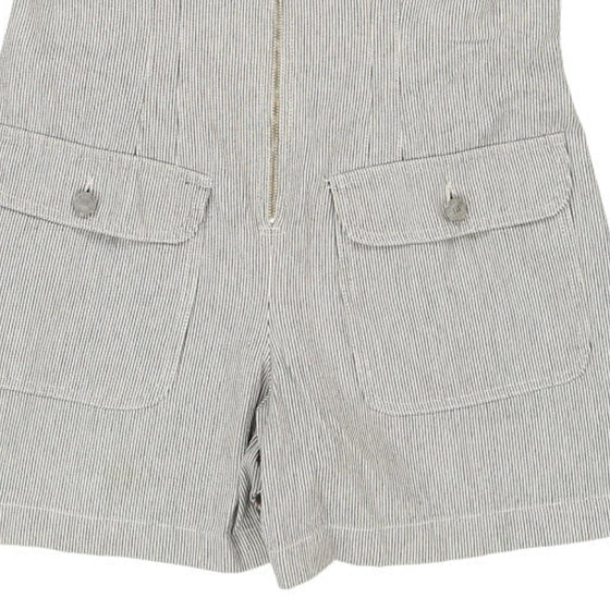 Vintage grey Jeans & Polo Short Dungarees - womens small