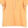 Vintage orange Lacoste Polo Shirt - womens large