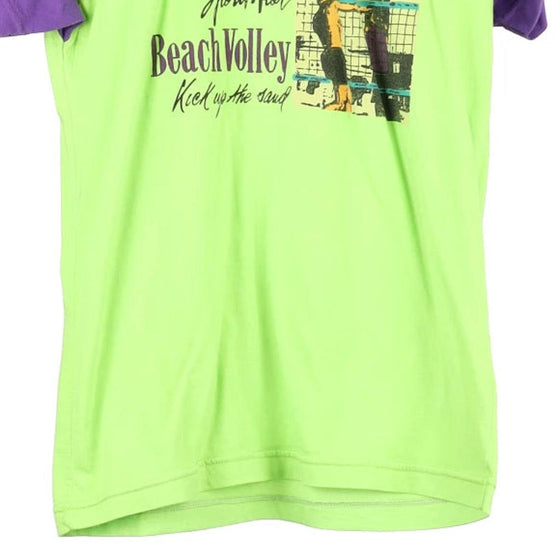 Vintage green Age 12-14 Beach Volley Baycity T-Shirt - boys medium