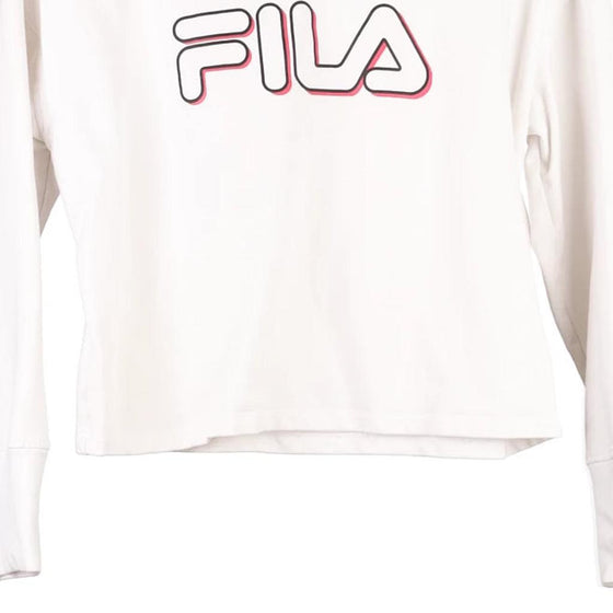 Vintage white Age 16 Fila Hoodie - girls large