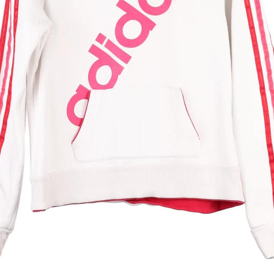 Vintage white Age 14 Adidas Hoodie - girls medium