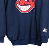 Vintage blue Cleveland Indians Starter 1/4 Zip - mens medium