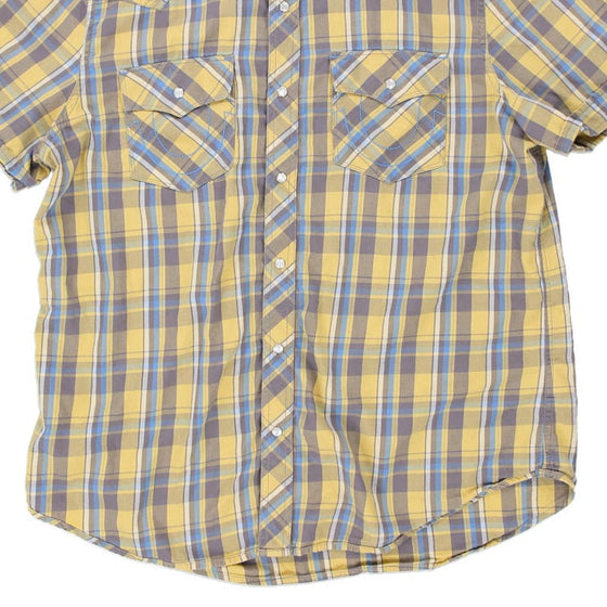 Pre-Loved yellow True Religion Short Sleeve Shirt - mens xx-large