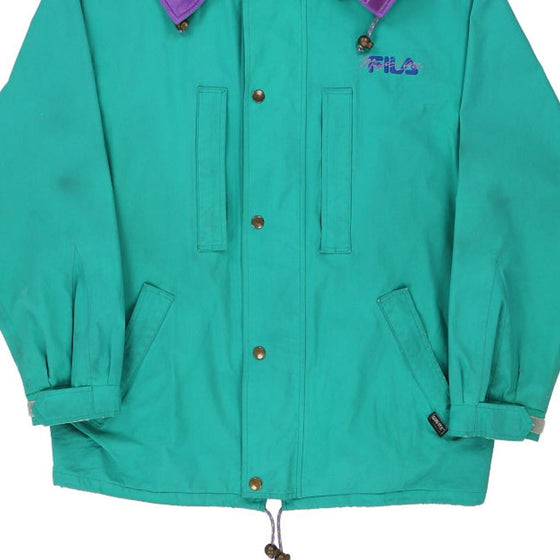 Vintage green Magic Line Fila Jacket - mens xx-large