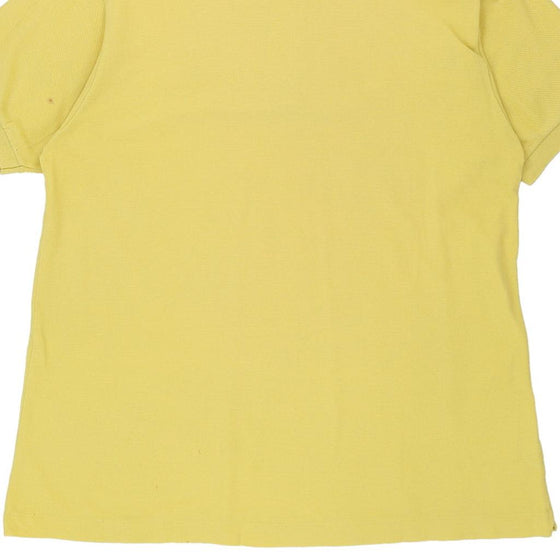 Vintage yellow Lacoste Polo Shirt - mens x-large