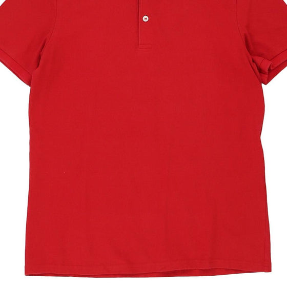 Vintage red Emporio Armani Polo Shirt - mens large