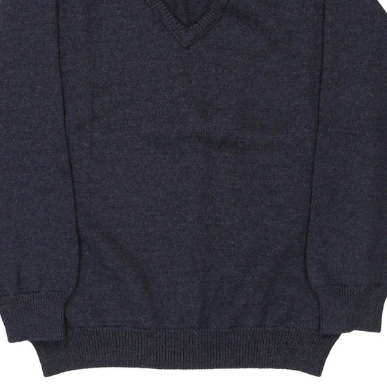 Vintage navy Giorgio Armani Jumper - mens x-large