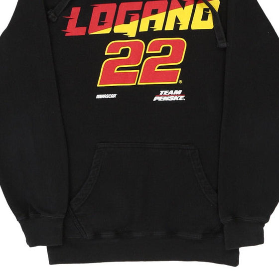 Vintage black Logano 22 Nascar Hoodie - mens small