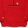 Vintage red Earnhardt Jr 8 Chase Authentics 1/4 Zip - mens xx-large