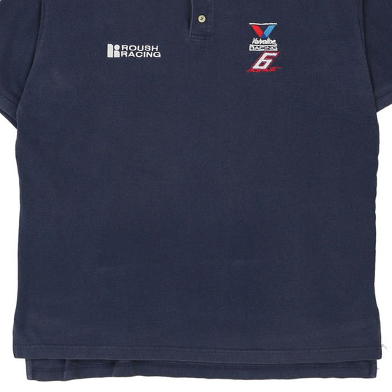 Vintage navy Chase Authentics Polo Shirt - mens x-large