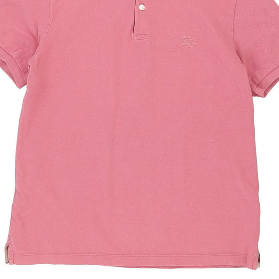 Vintage pink Burberry Brit Polo Shirt - mens medium