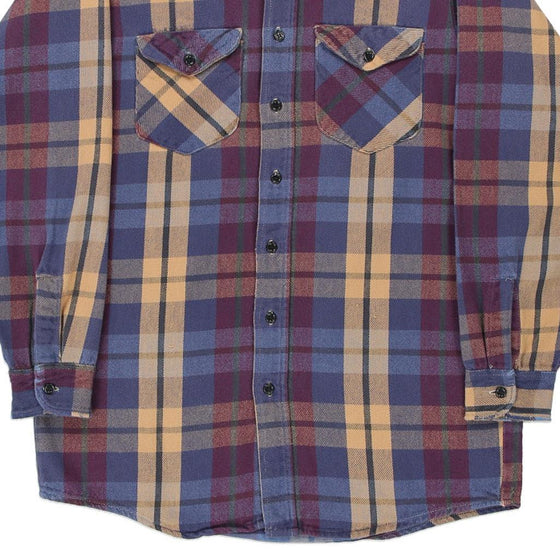 Vintage blue Oshkosh Flannel Shirt - mens x-large