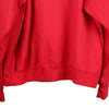 Vintage red Old Varsity Brand Hoodie - mens large