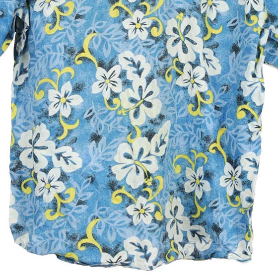 Vintage blue Koutons Short Sleeve Shirt - mens small