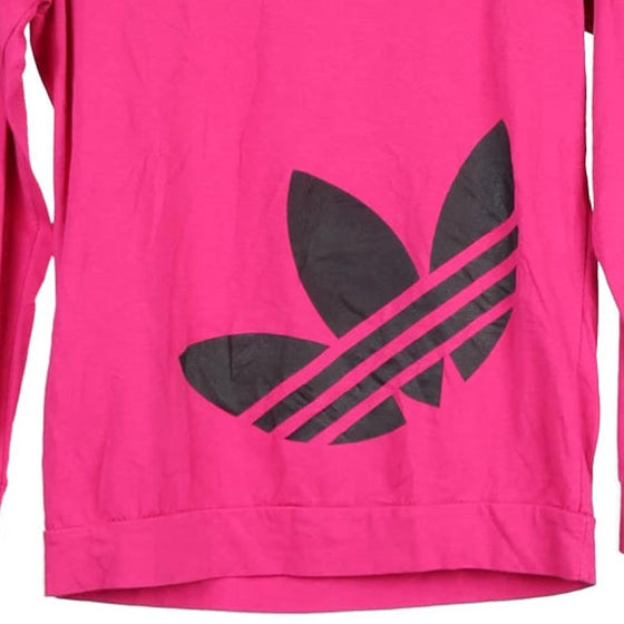 Vintage pink Bootleg Adidas Long Sleeve T-Shirt - womens medium