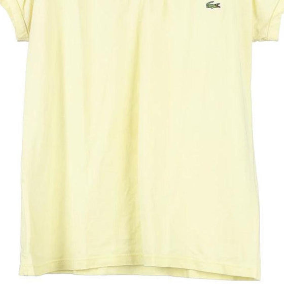 Vintage yellow Bootleg Lacoste T-Shirt - womens medium