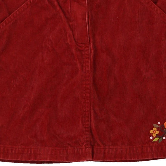 Vintage red Age 8 Gymboree Skirt - girls 24" waist