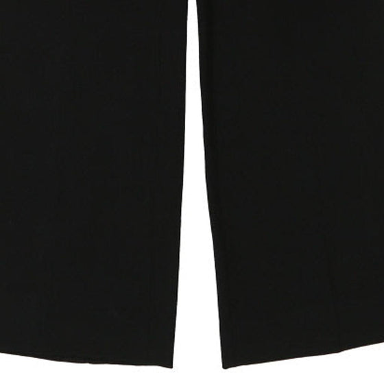 Perte by Krizia Trousers - 32W UK 12 Black Viscose Blend