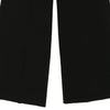 Perte by Krizia Trousers - 32W UK 12 Black Viscose Blend