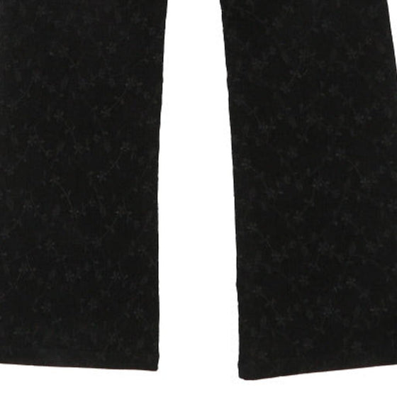 Krizia Embroidered Jeans - 29W UK 8 Black Cotton