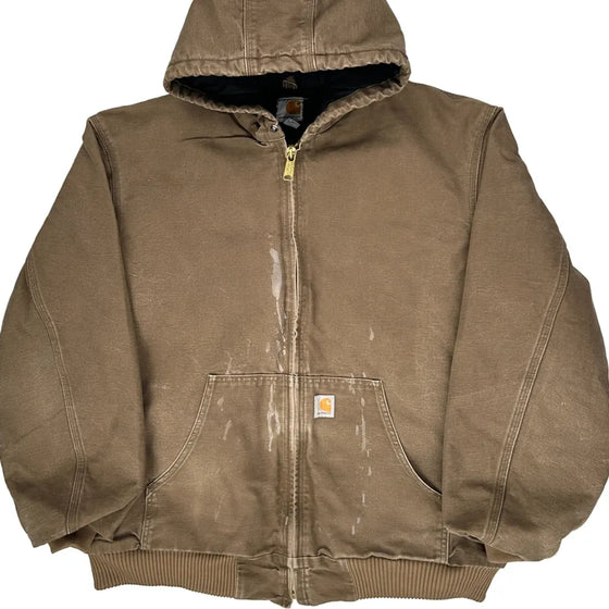 Carhartt Tall Jacket - XL Brown Cotton Blend