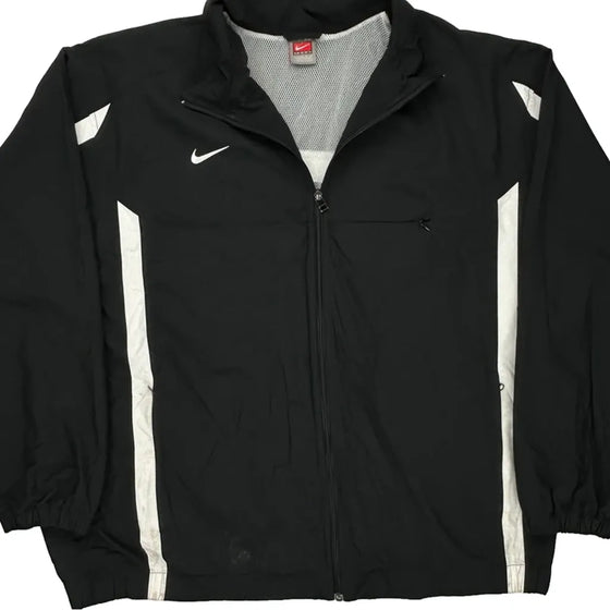 Nike Track Jacket - XL Black Polyester