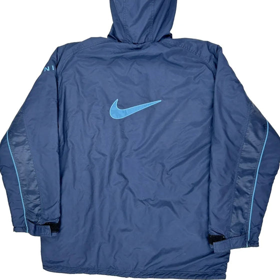 Nike Jacket - Large Blue Nylon