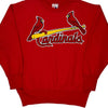 Cardinals Majestic Graphic Sweatshirt - XL Red Cotton Blend