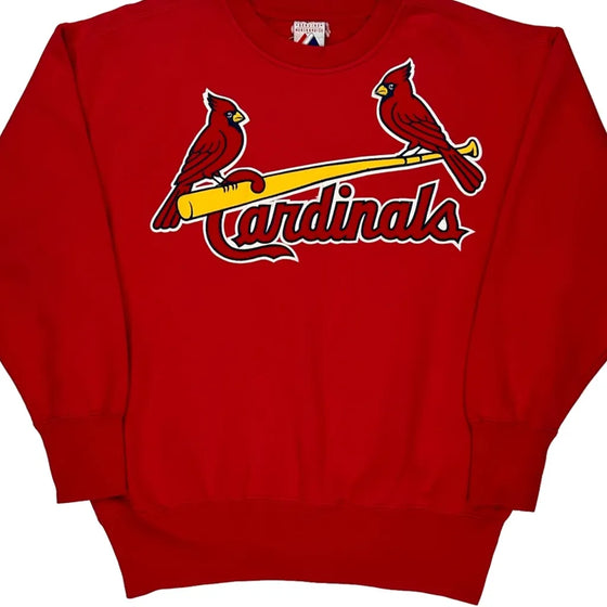 Cardinals Majestic Graphic Sweatshirt - XL Red Cotton Blend