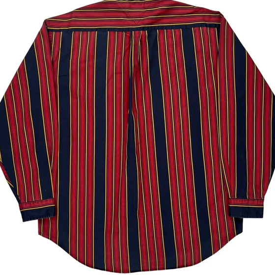 Tommy Hilfiger Striped Shirt - Large Multicoloured Cotton