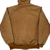 Carhartt Oversized Hoodie - Large Brown Cotton