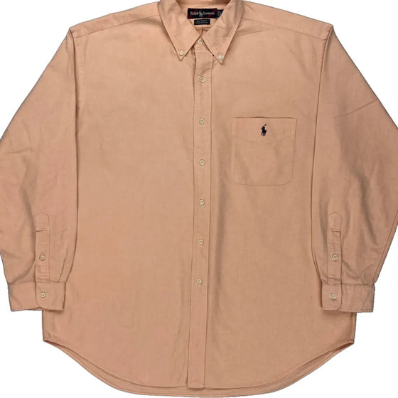 Ralph Lauren Shirt - Large Beige Cotton