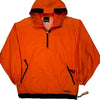 3 Stripes Adidas Jacket - Medium Orange Polyamide