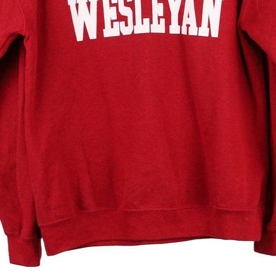 Vintage red Indiana Wesleyan Gildan Sweatshirt - womens medium