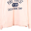 Vintage pink Pine Forest Cheerleading Camp Champion Sweatshirt - womens large